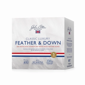 John Cotton Classic Luxury 50-50 Duck Down & Feather Quilt