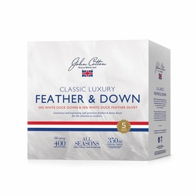 John Cotton Classic Luxury 50-50 Duck Down & Feather Quilt
