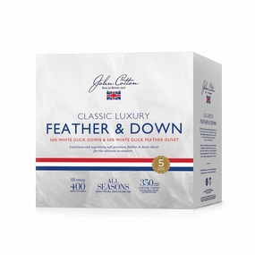 John Cotton Classic Luxury 50-50 Duck Down & Feather Quilt