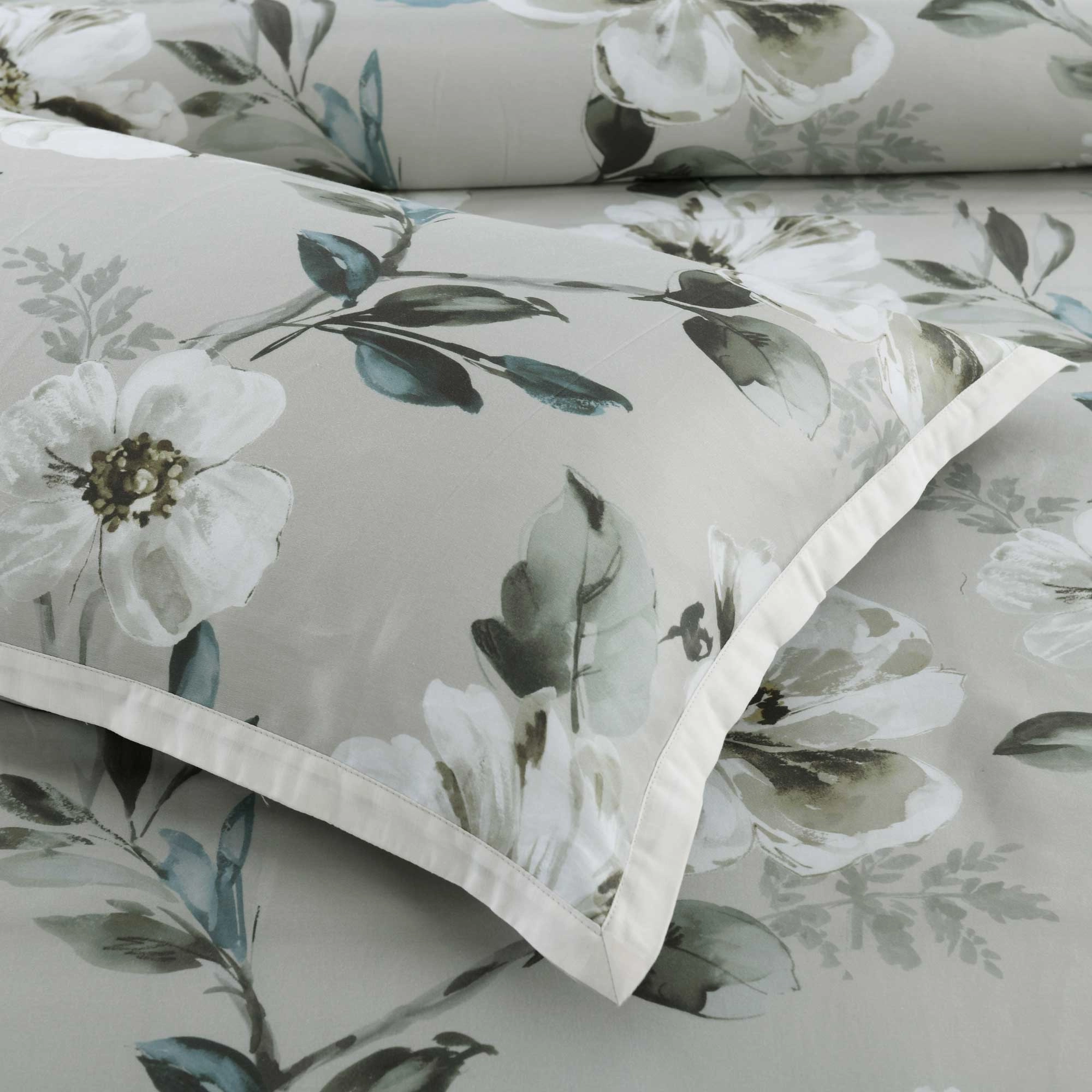 Kara Grey Quilt Cover Set by Bianca