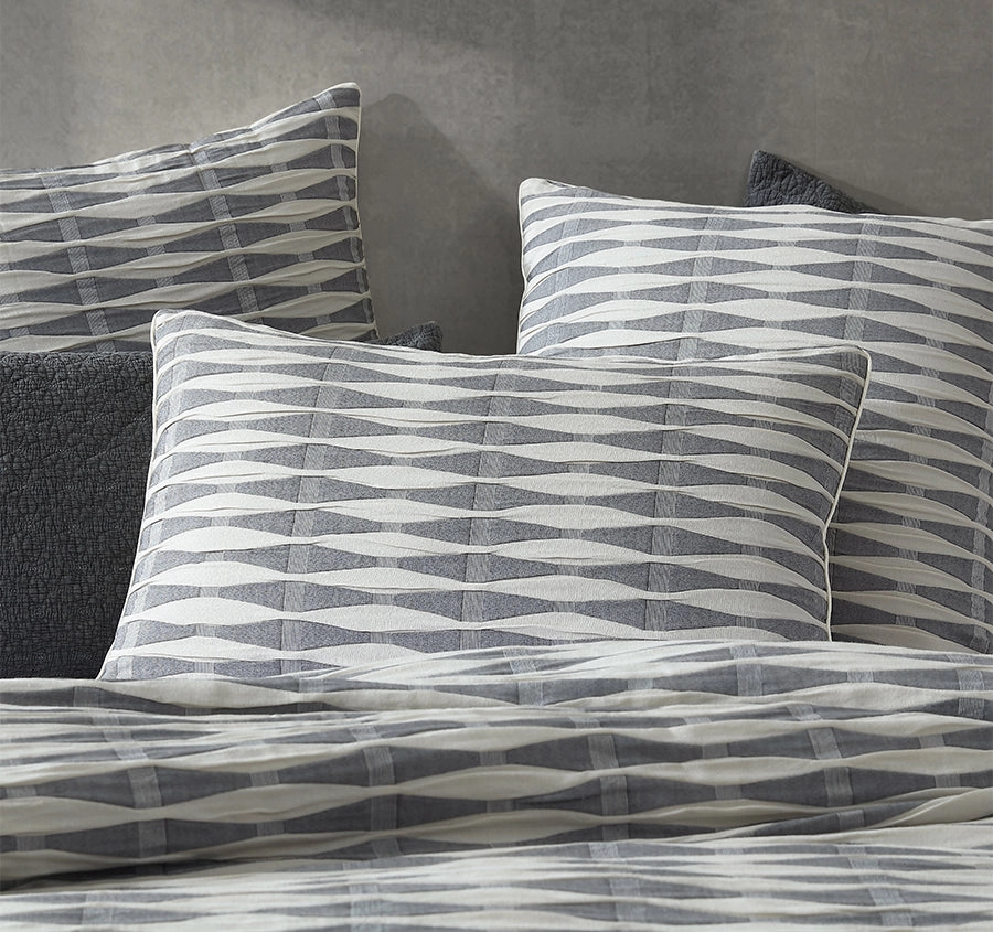 Kirby Quilt Cover Set Range Charcoal