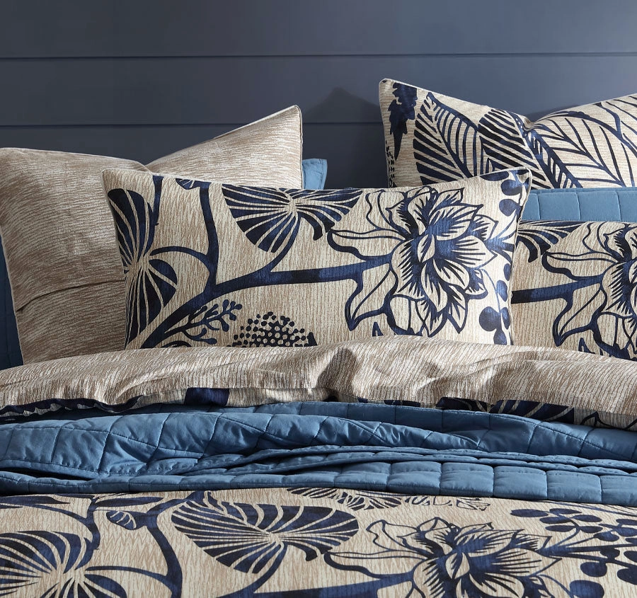 Kuranda Quilt Cover Set Range Blue