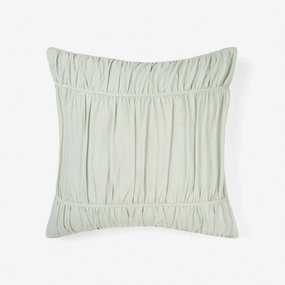 Layla Seafoam European Pillowcase by Linen House