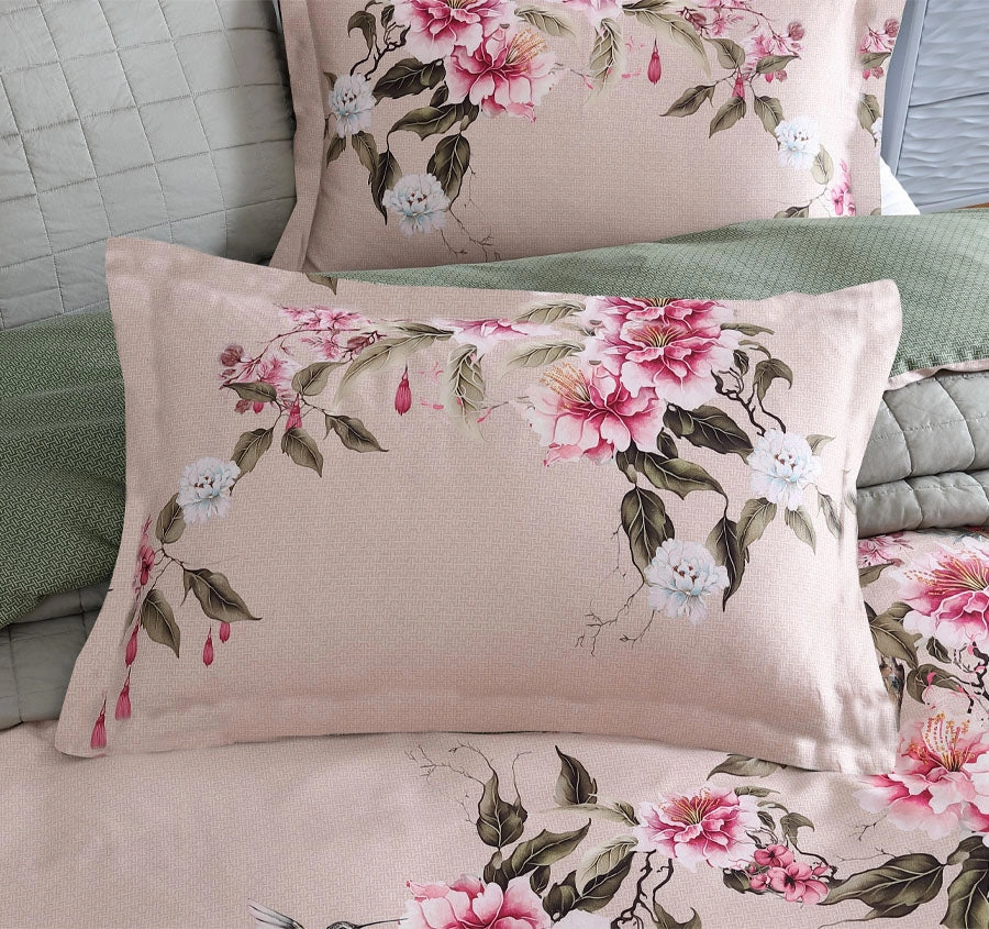 Lisha Quilt Cover Set Range Rose