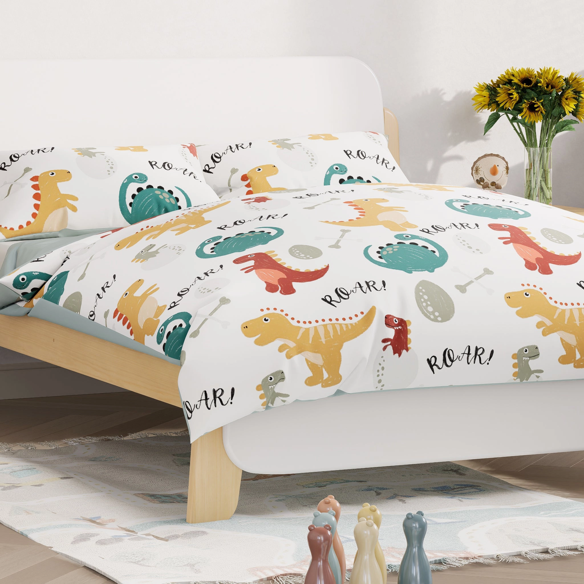 Little Dinosaur Double Quilt Cover Set