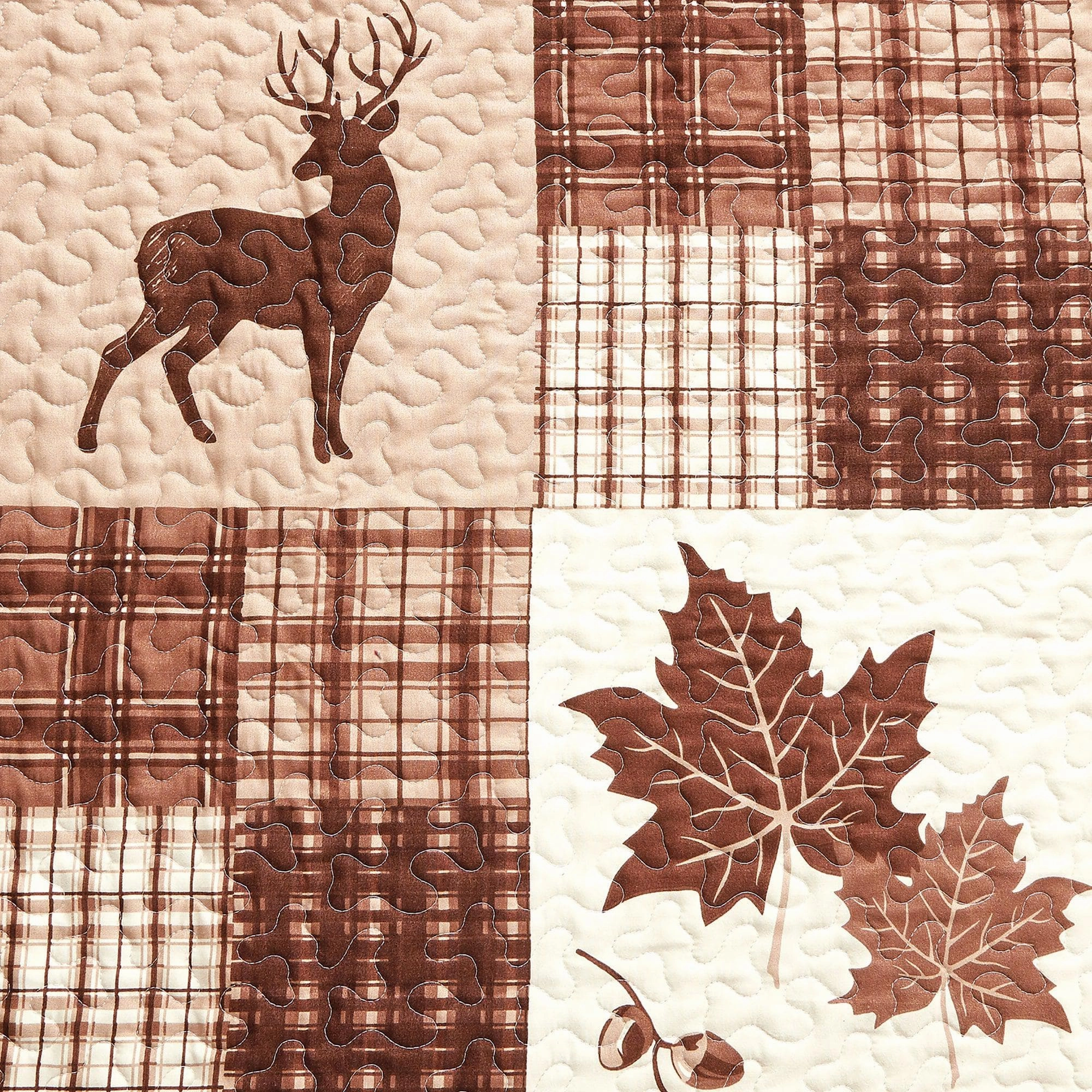 Lodge 3 Piece Quilt Set - Redwood Collection
