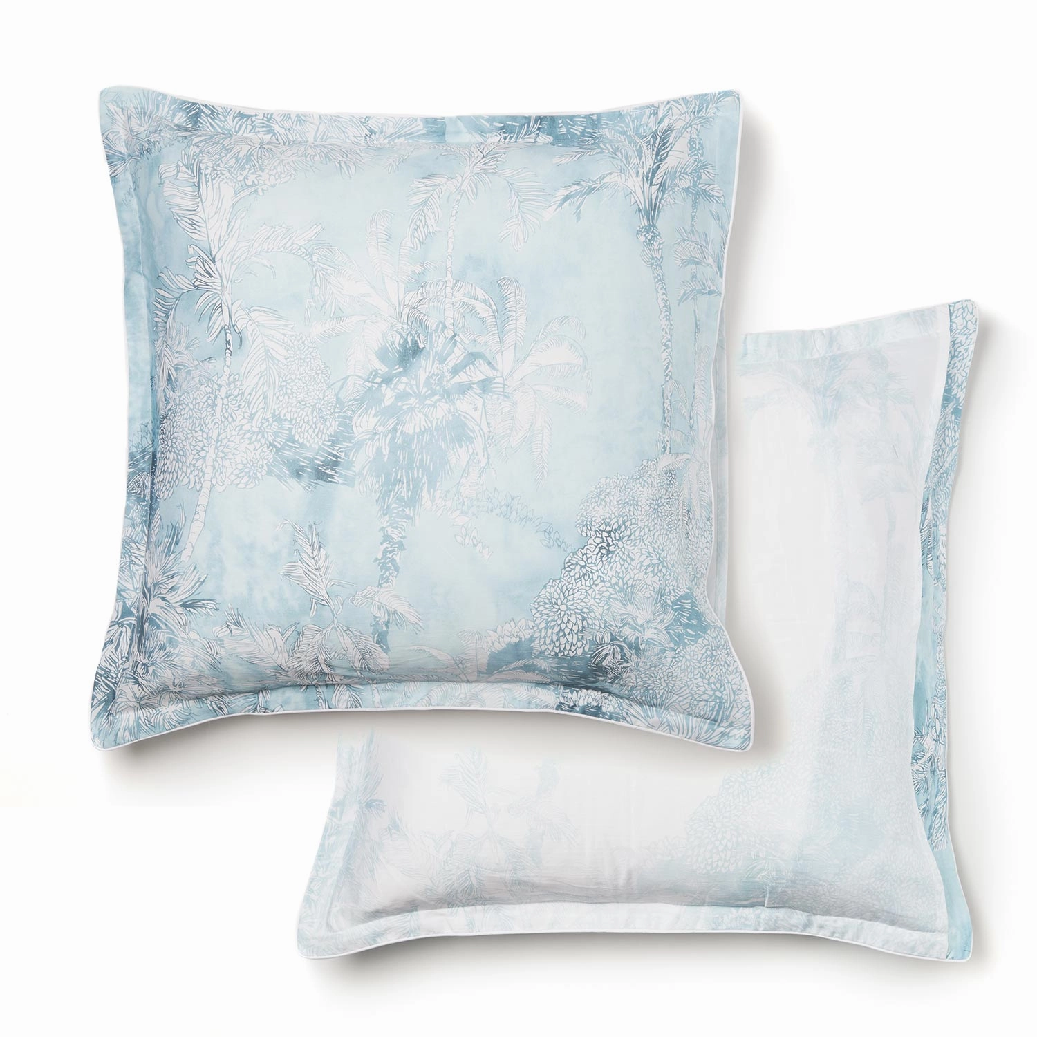 Loto Duck Egg Quilt Cover Set by Platinum Logan & Mason