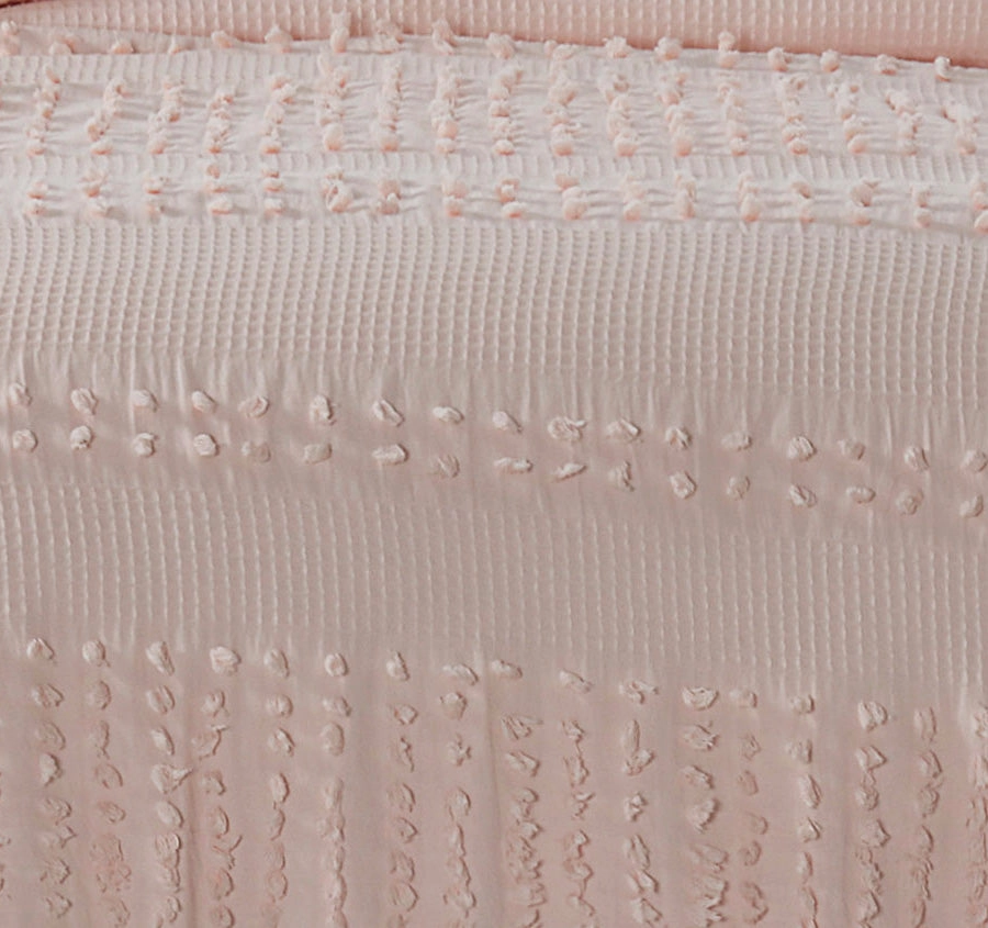 Luca Quilt Cover Set Range Blush
