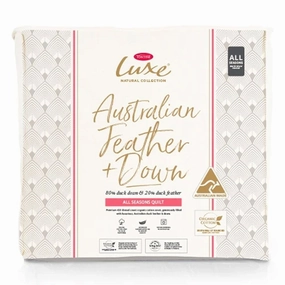 Luxe Australian Made 80% Duck Down ALL SEASONS Quilt by TONTINE