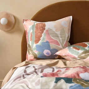 Maeve Clay European Pillowcase by Linen House