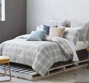 Marais Quilt Cover Set Range Blue