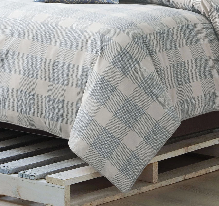 Marais Quilt Cover Set Range Blue