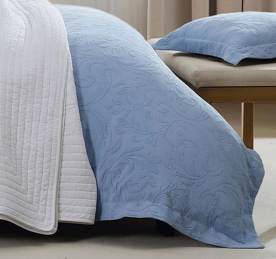 Marbella Quilt Cover Set Range Blue