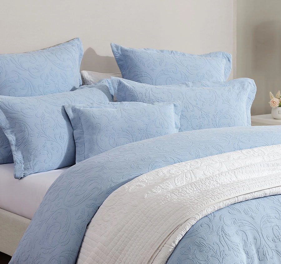 Marbella Quilt Cover Set Range Blue