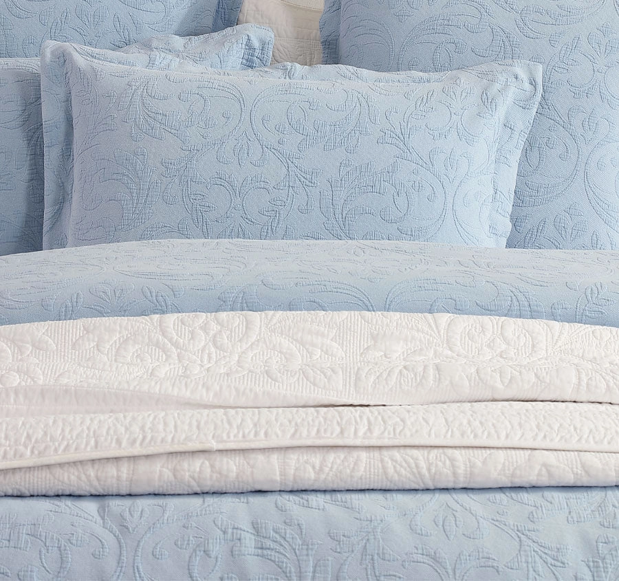 Marbella Quilt Cover Set Range Blue