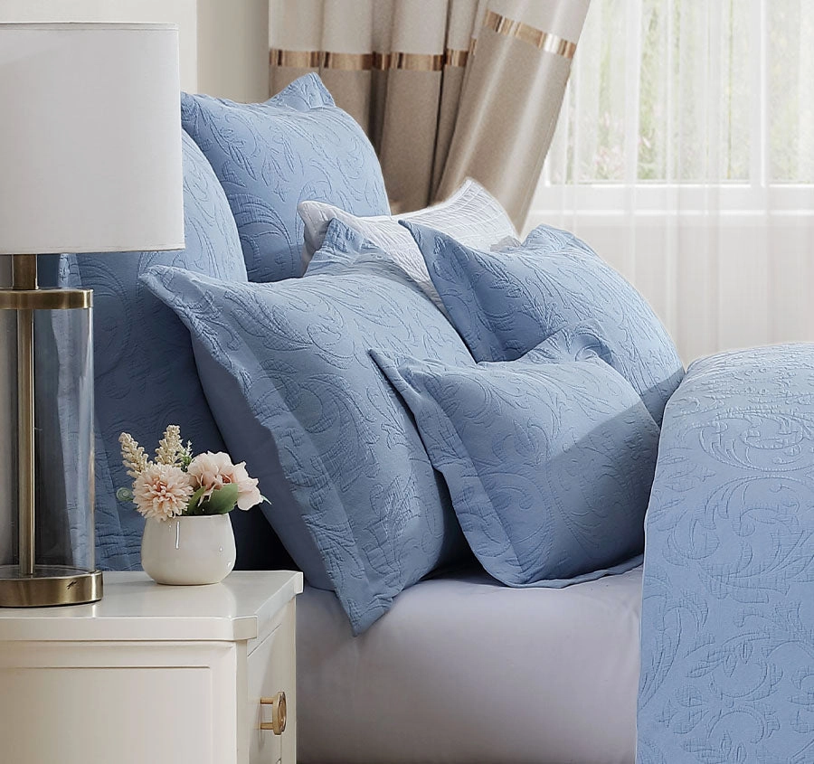 Marbella Quilt Cover Set Range Blue