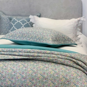 Maya cotton quilted Coverlet Set