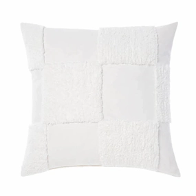 Memphis White Cushion 48 x 48cm by Linen House
