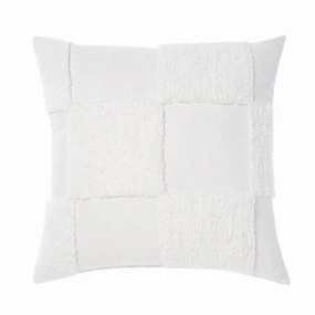 Memphis White Cushion 48 x 48cm by Linen House