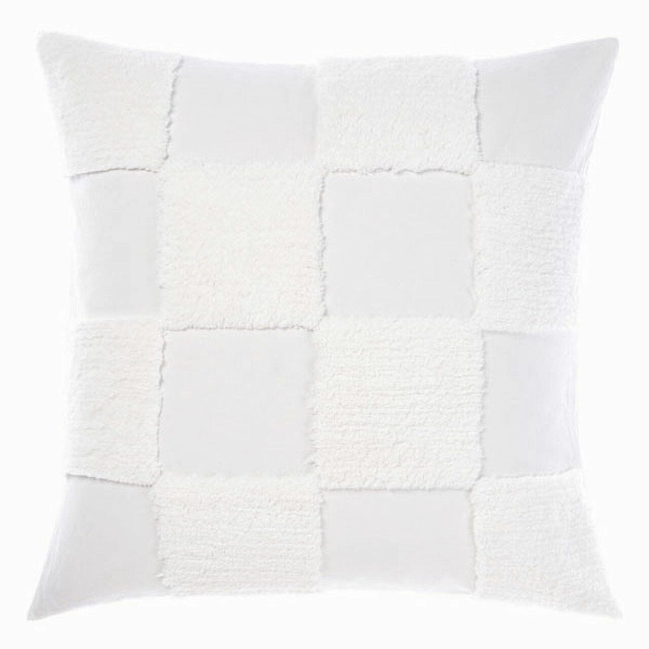 Memphis White European Pillowcase by Linen House