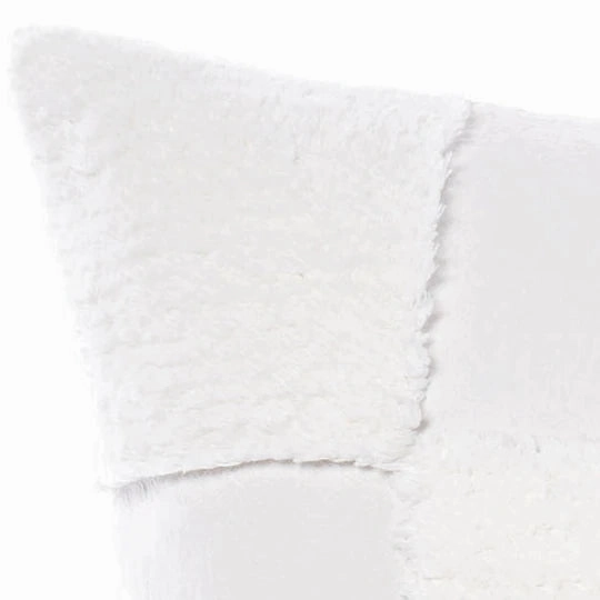 Memphis White European Pillowcase by Linen House
