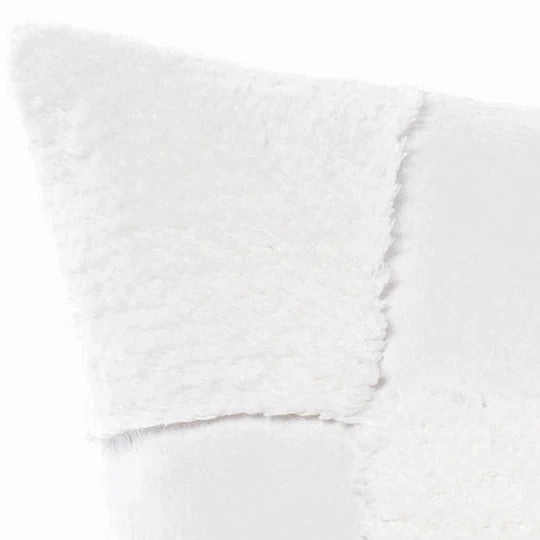Memphis White European Pillowcase by Linen House