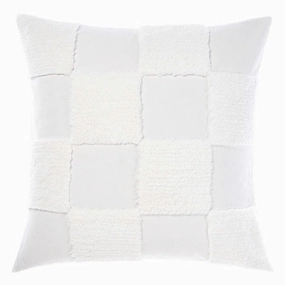 Memphis White European Pillowcase by Linen House