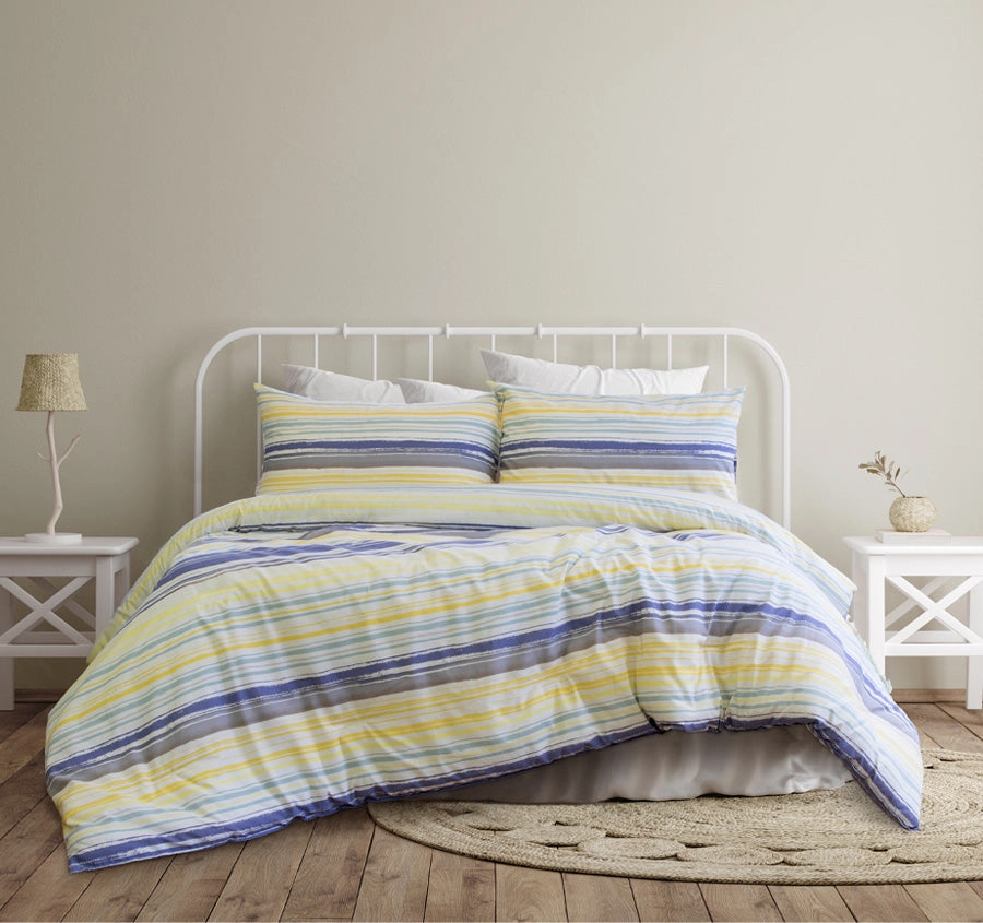Milford Quilt Cover Set Range Seafoam