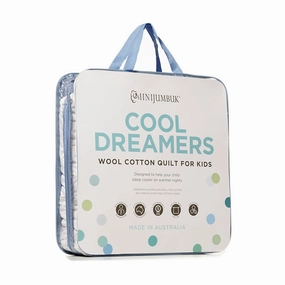 MiniJumbuk Cool Dreamers Wool Cotton Quilt for Kids