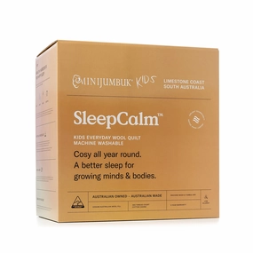 MiniJumbuk Kids Sleep Calm Australian Made EVERYDAY Wool Quilt