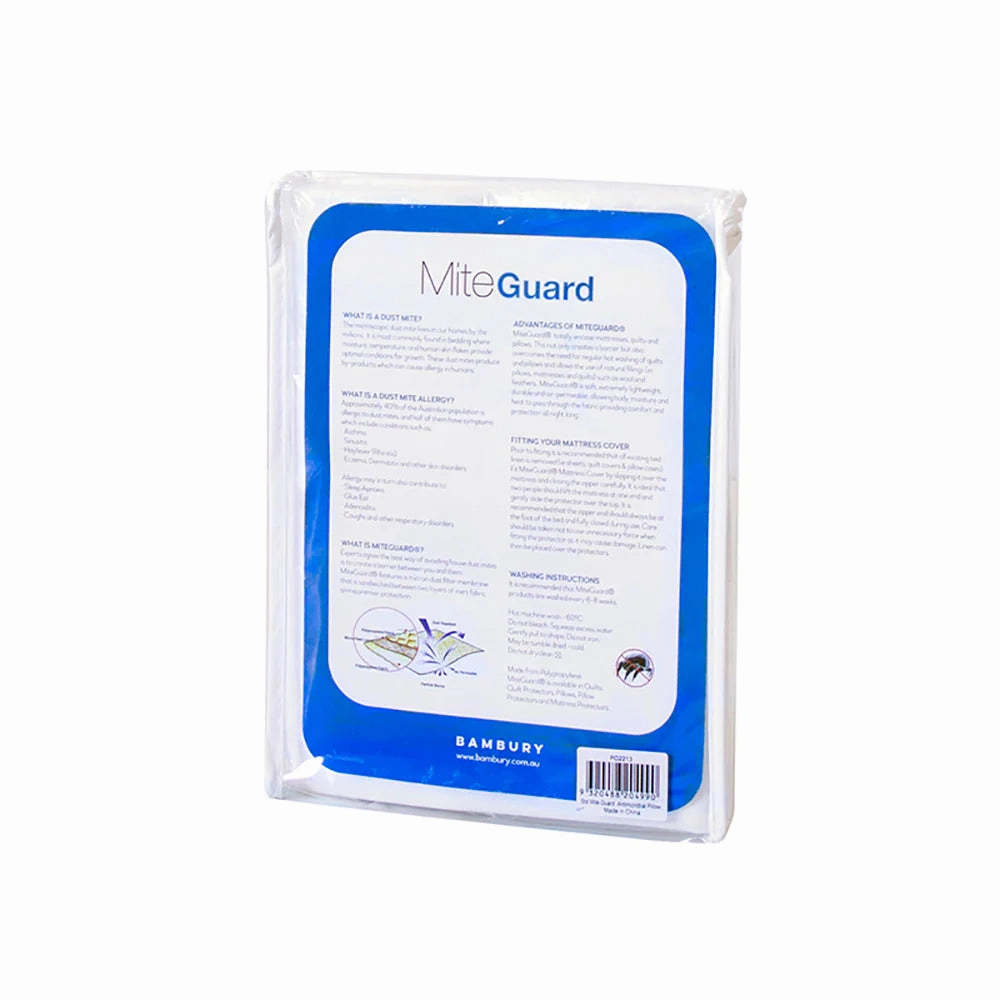 Mite Guard Pillow Protector Range by Bambury