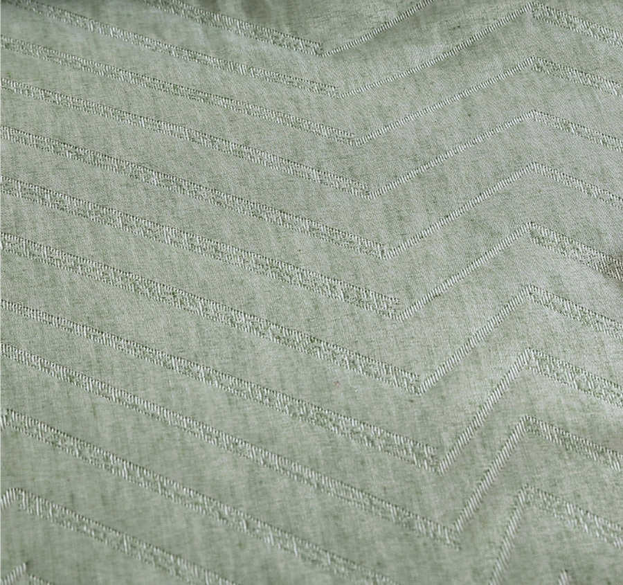 Monty Quilt Cover Set Range Eucalyptus