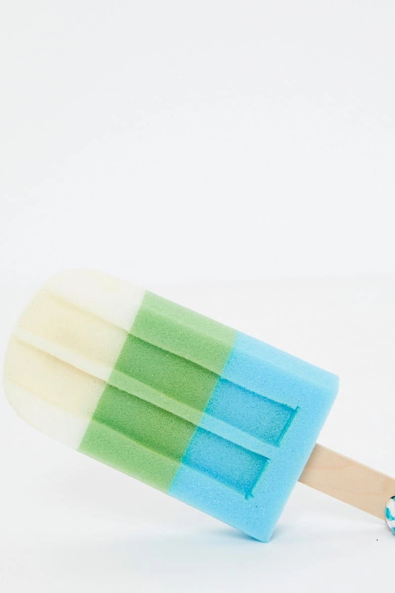 Multi Ice Lolly Shaped Bath Sponge