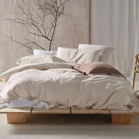 Napier Rust Quilt Cover Set by Linen House