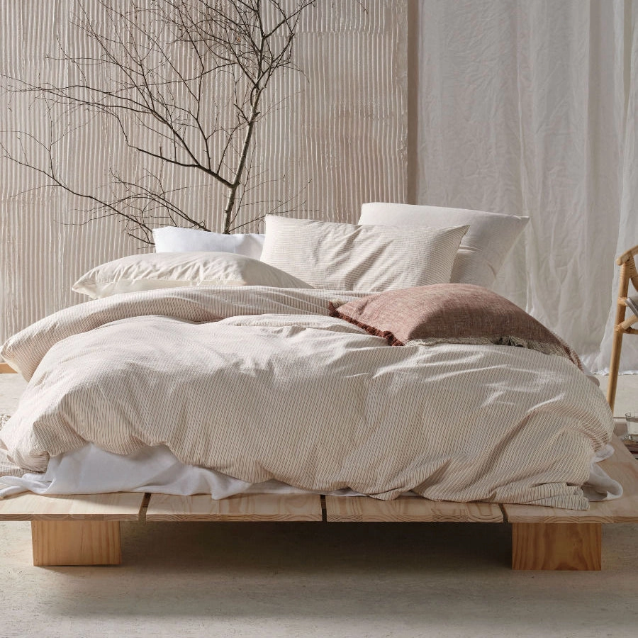 Napier Rust Quilt Cover Set by Linen House