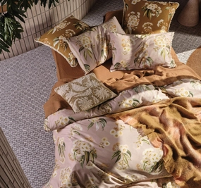 Olli Quilt Cover Set Range Pink