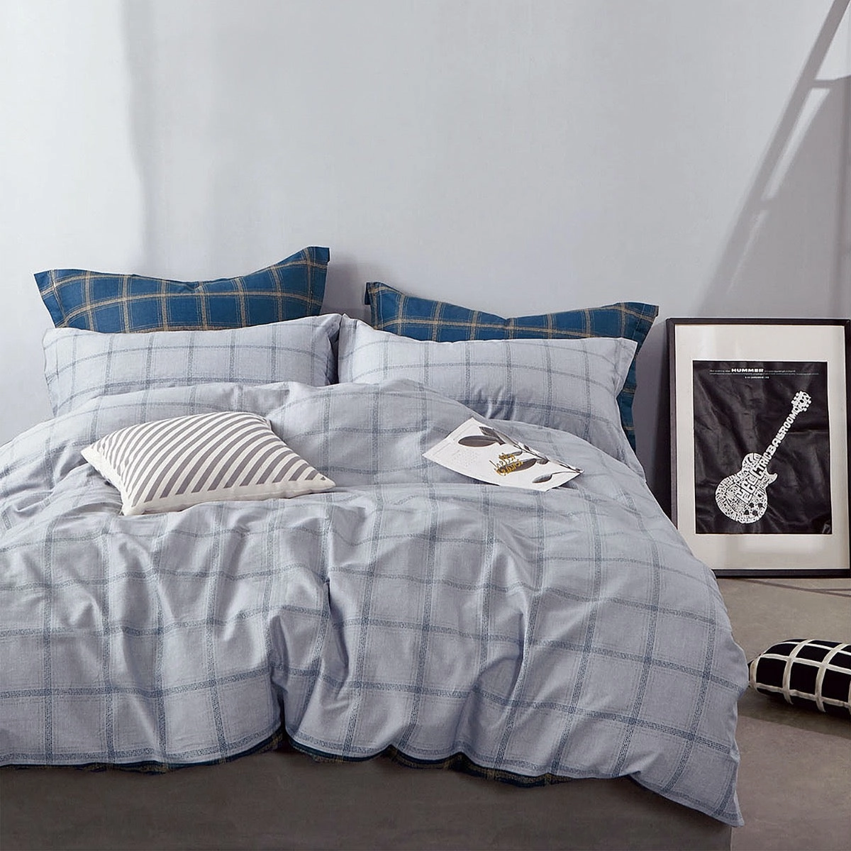 Oslo Grey Quilt Cover Set by Ardor