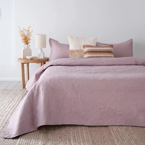 Paisley Coverlet Set By Bambury - Dusk