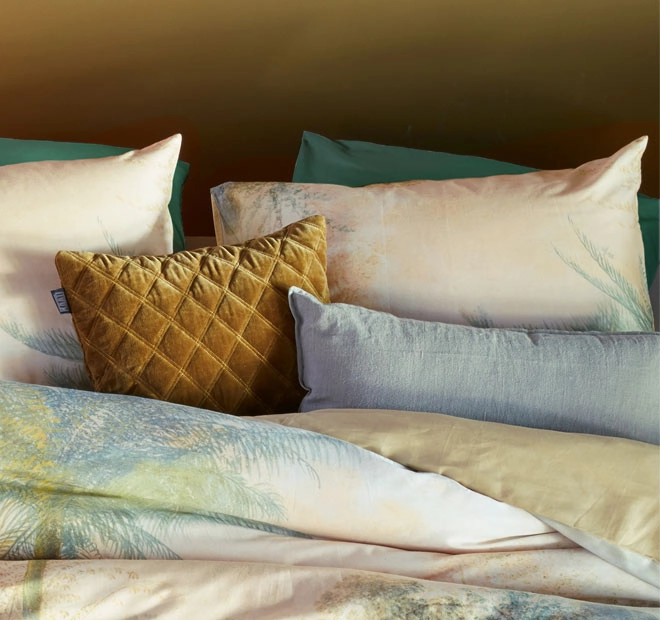 Panoramic Quilt Cover Set Range Green