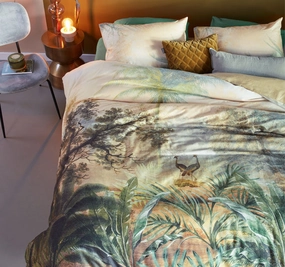 Panoramic Quilt Cover Set Range Green
