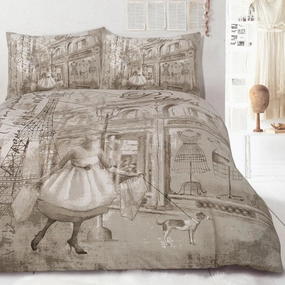 Parisienne Paris Quilt Cover Set by Ardor Retro