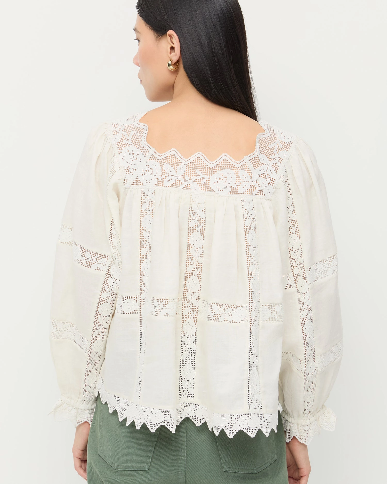 Pauline Embroidered Lace Blouse