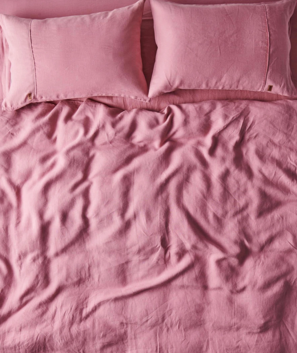 Peony Linen Quilt Cover