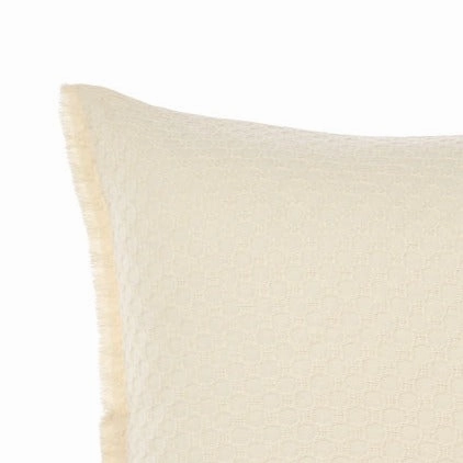 Raquelle Vanilla European Pillowcase by Linen House