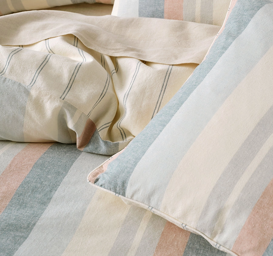 Reverie Quilt Cover Set Range Saltwater