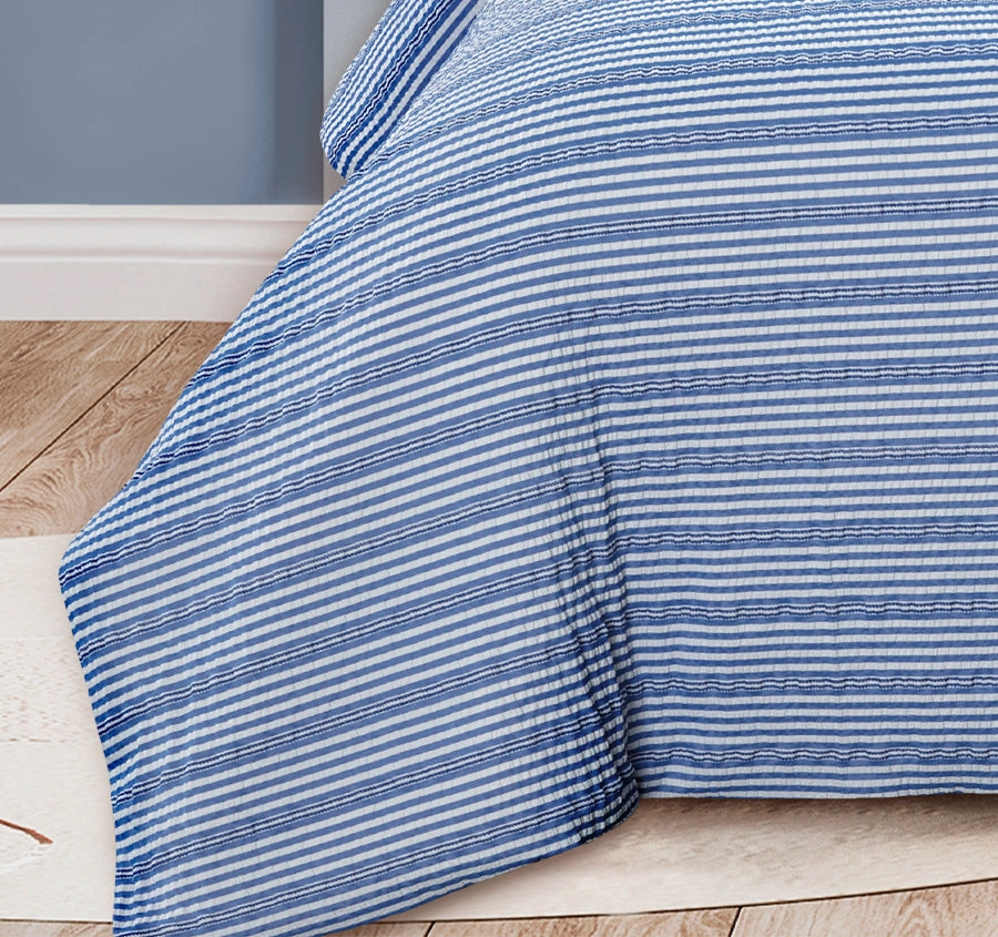 Rickie Quilt Cover Set Range Blue