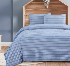 Rickie Quilt Cover Set Range Blue