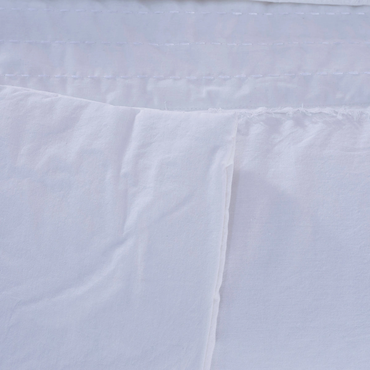 Rurban Divine Stitch Sorbet White 12PC Quilt/Quilted Bed Cover Set