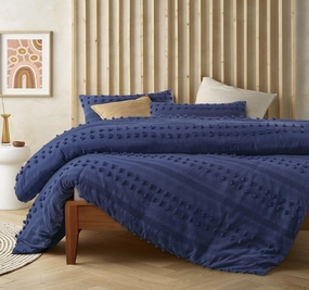 Sans Sovci Quilt Cover Set Range Bijou Blue