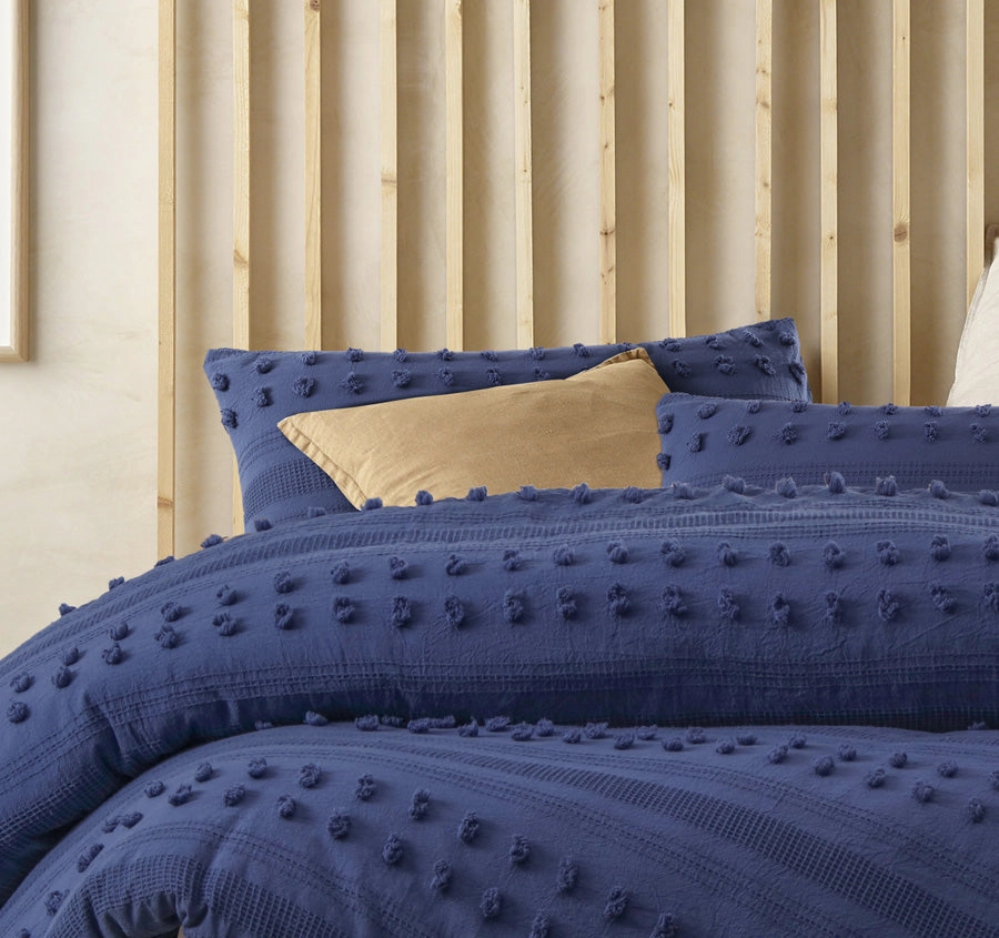 Sans Sovci Quilt Cover Set Range Bijou Blue